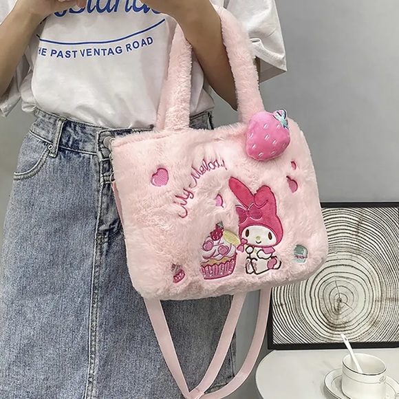 ‼️SOLD‼️NWT Sanrio My Melody Plush Bag - Picture 3 of 12